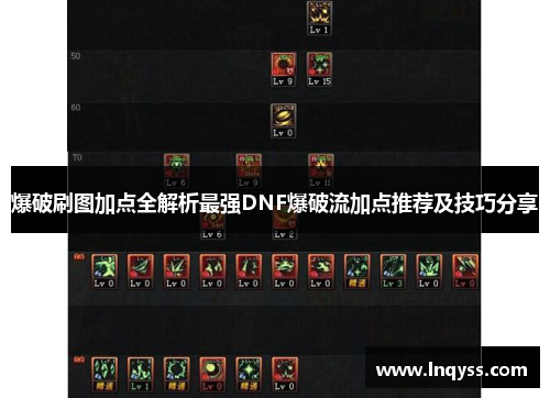 爆破刷图加点全解析最强DNF爆破流加点推荐及技巧分享